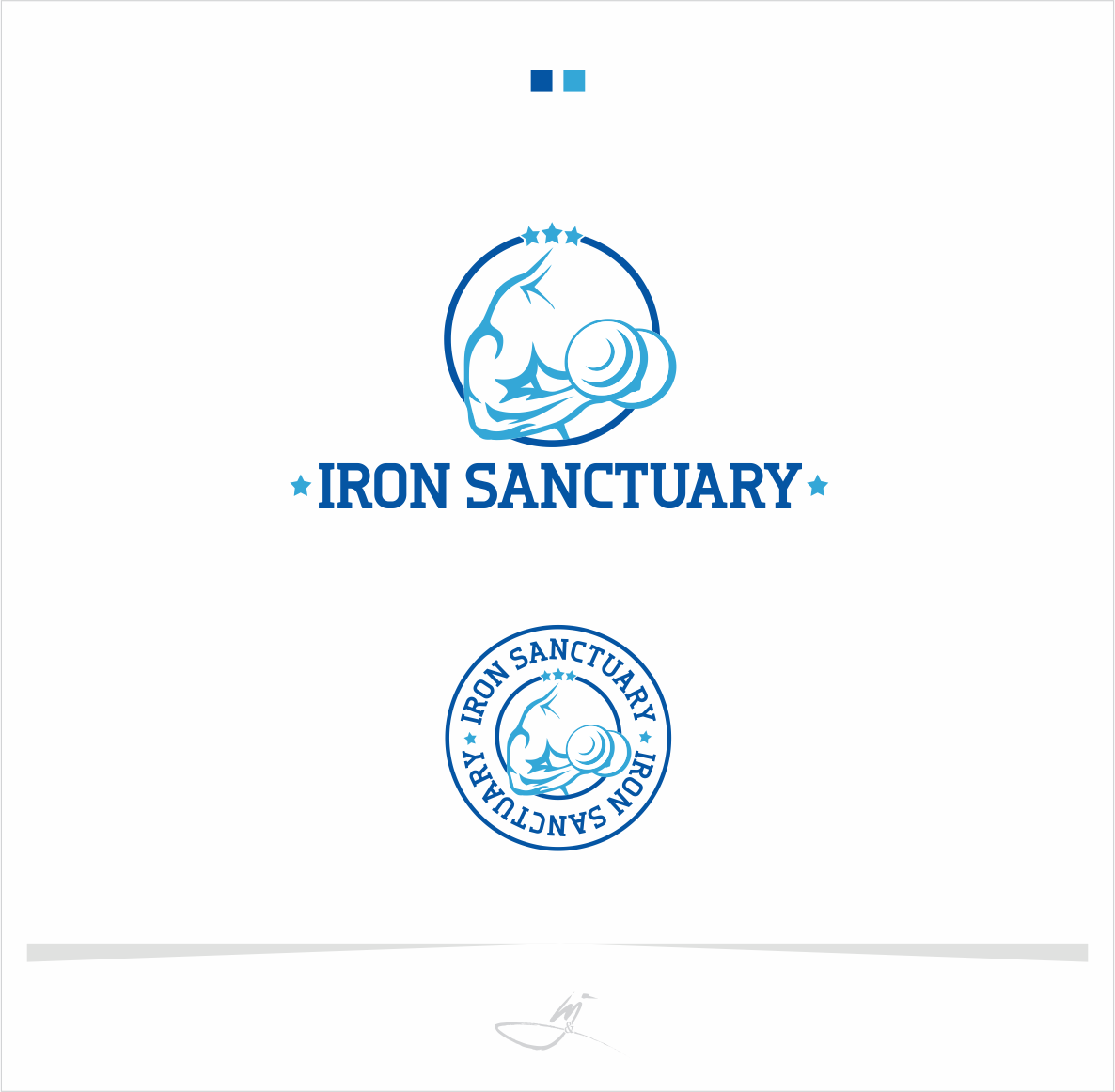 Logo Design by Mimi &amp; Max for Iron Sanctuary | Design #12644399