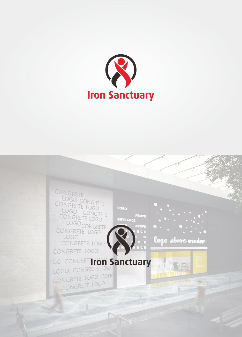Logo Design by Paulsein for Iron Sanctuary | Design #12624290