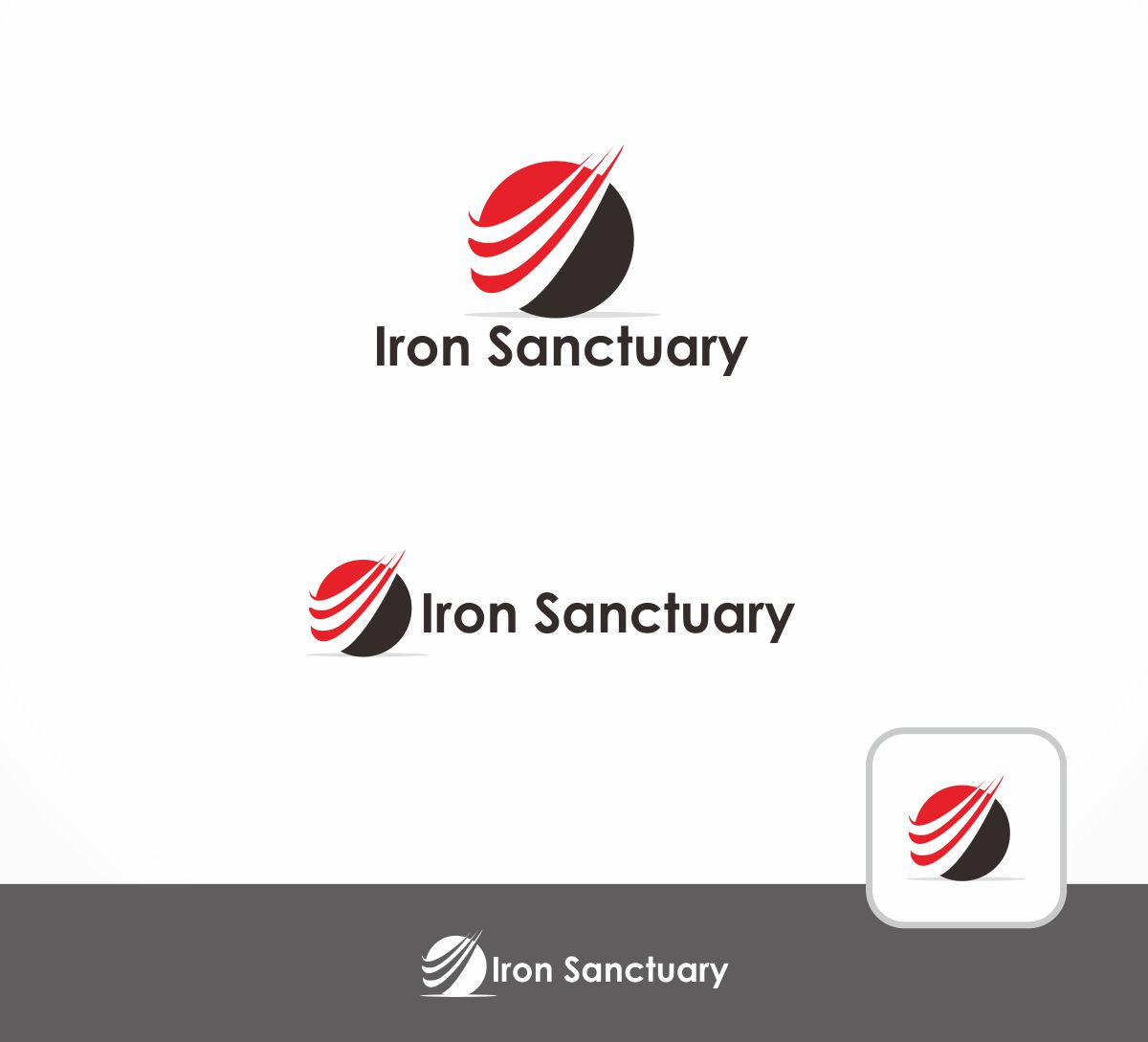 Logo Design by Paulsein for Iron Sanctuary | Design #12624292