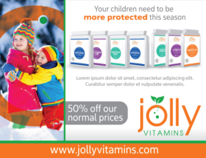 UK Vitamin Company Needs First Newspaper Advert | Diseño Publicitario por JCR