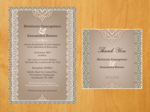 Invitation Design by Venus L. Penaflor