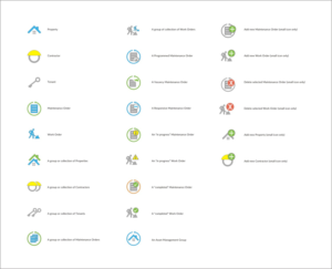 Icons for Maintenance Application