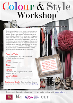 Colour and Style Workshop | Poster Design by Rohan Alexander