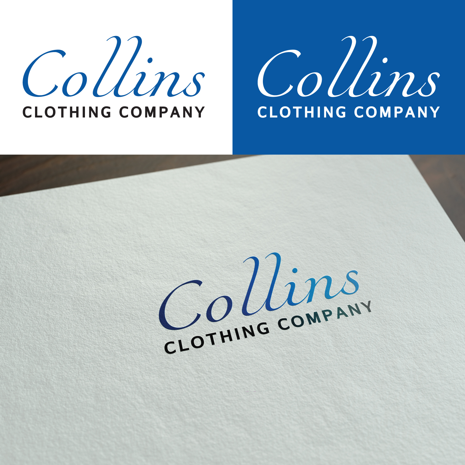 Diseño de Logo por NightDesigns para Collins Clothing Co | Diseño #12620244