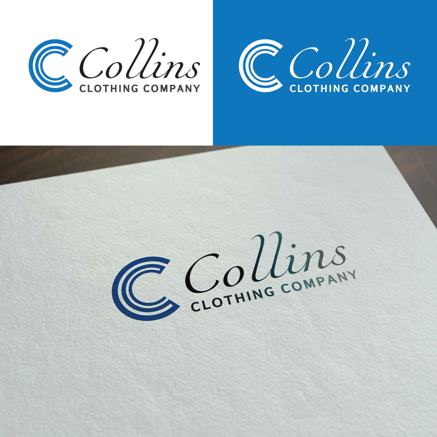 Diseño de Logo por NightDesigns para Collins Clothing Co | Diseño #12629086
