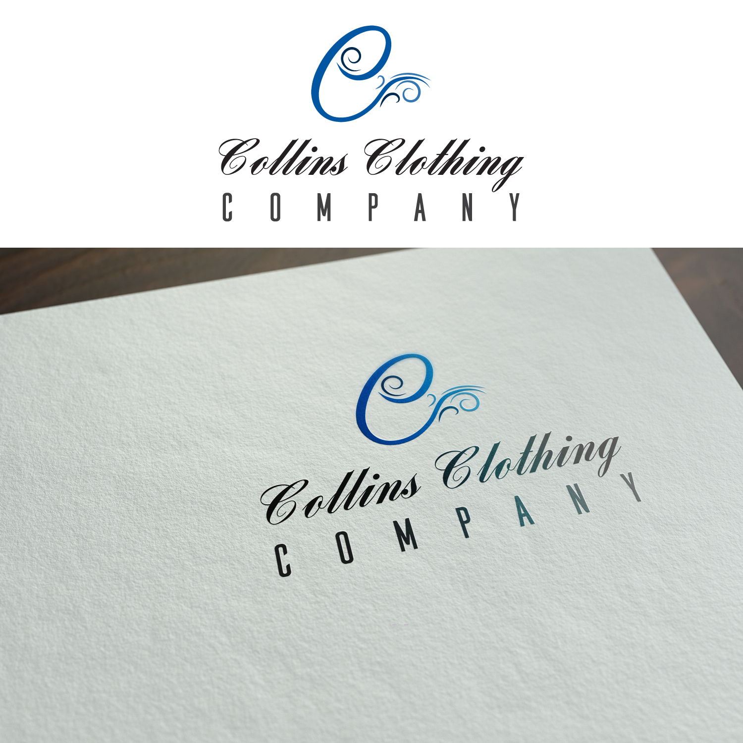 Logo Design by NightDesigns for Collins Clothing Co | Design #12654235
