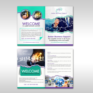 Brochure Design by debdesign for Amber Business Support | Design: #12667144