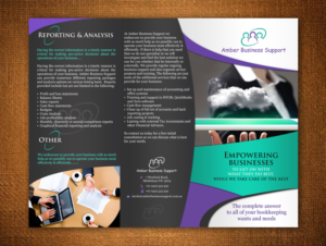 SME Business Bookkeeping Brochure | Diseño de Brochure por rug