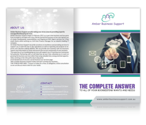 Brochure Design by creative.bugs for Amber Business Support | Design: #12630485