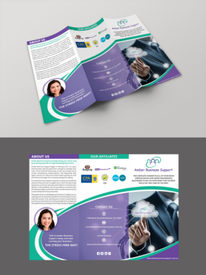 Brochure Design by ecorokerz for Amber Business Support | Design: #12617265