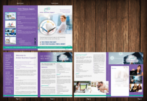 Brochure Design by meet007 for Amber Business Support | Design: #12721314