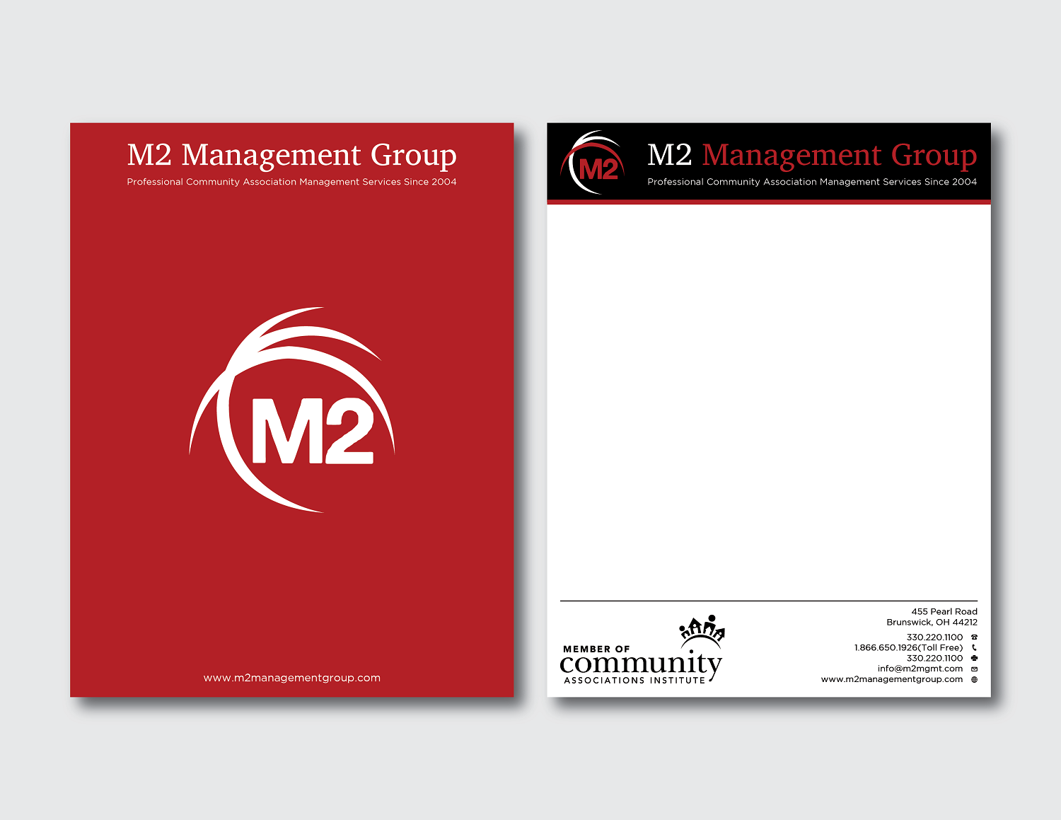 Stationery Design by Verified artistry for M2 Management | Design #12630797