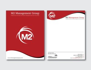 Stationery Design by Verified artistry (Design garden) for M2 Management | Design: #12630799
