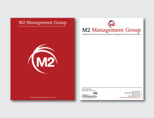 Stationery Design by Verified artistry (Design garden) for M2 Management | Design: #12630800