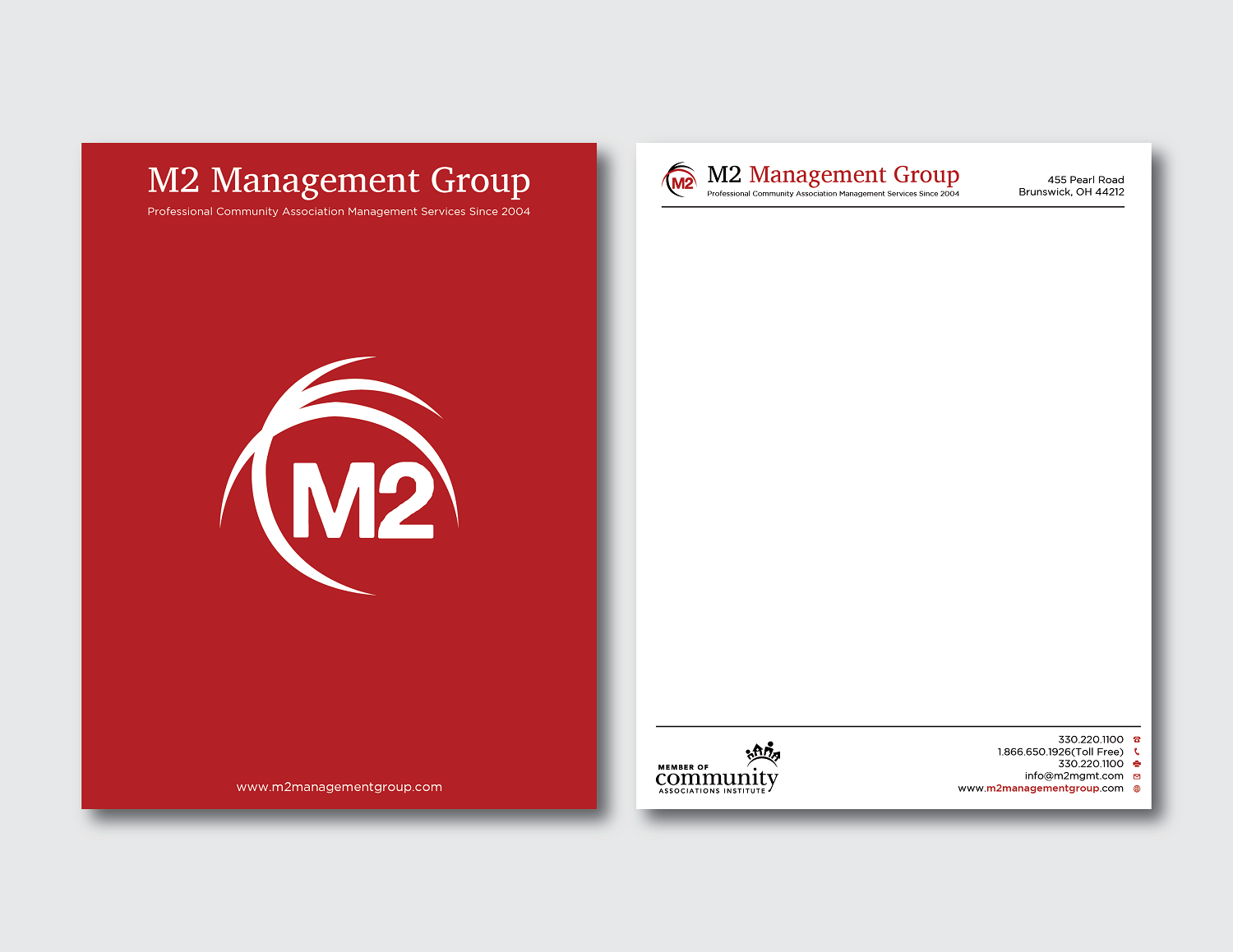 Stationery Design by Verified artistry for M2 Management | Design #12630802
