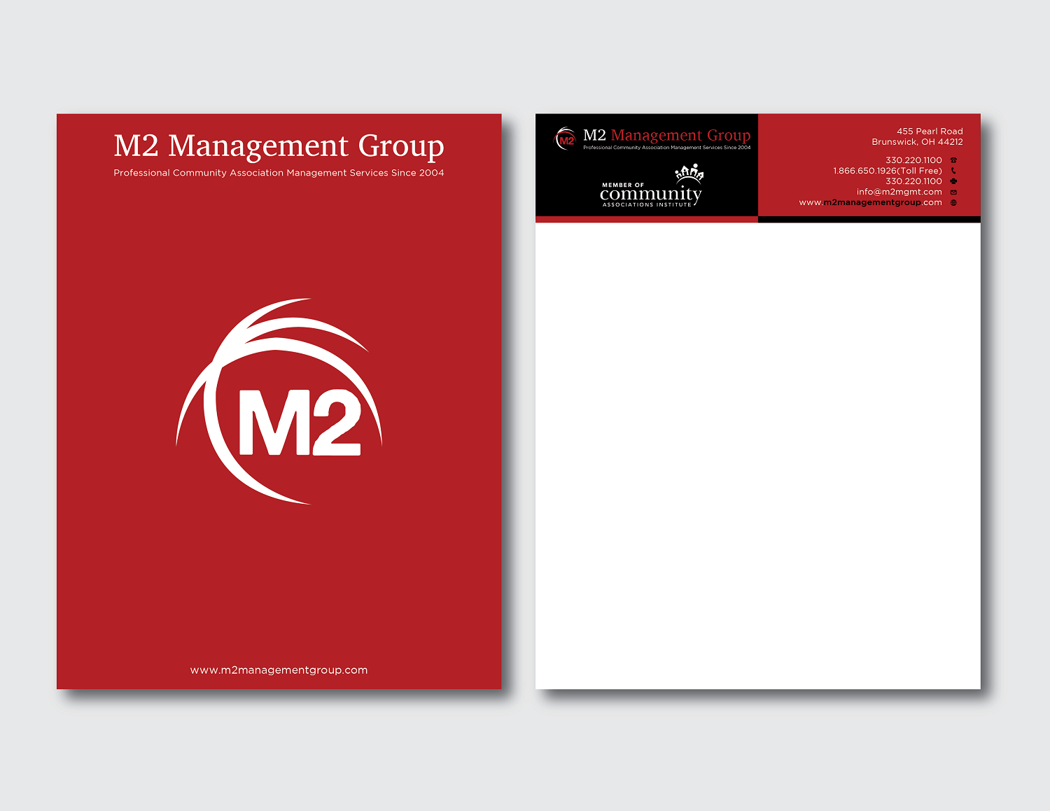 Stationery Design by Verified artistry for M2 Management | Design #12630803