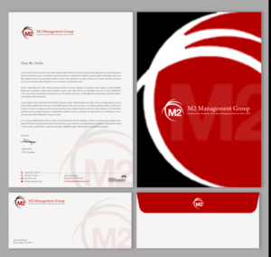 Stationery Design by chandrayaan.creative for M2 Management | Design: #12628576