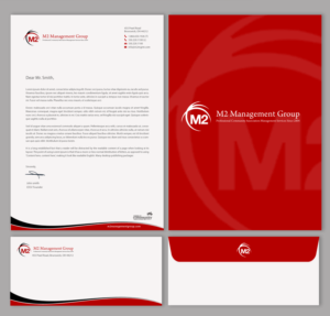 Stationery Design by chandrayaan.creative for M2 Management | Design: #12628955