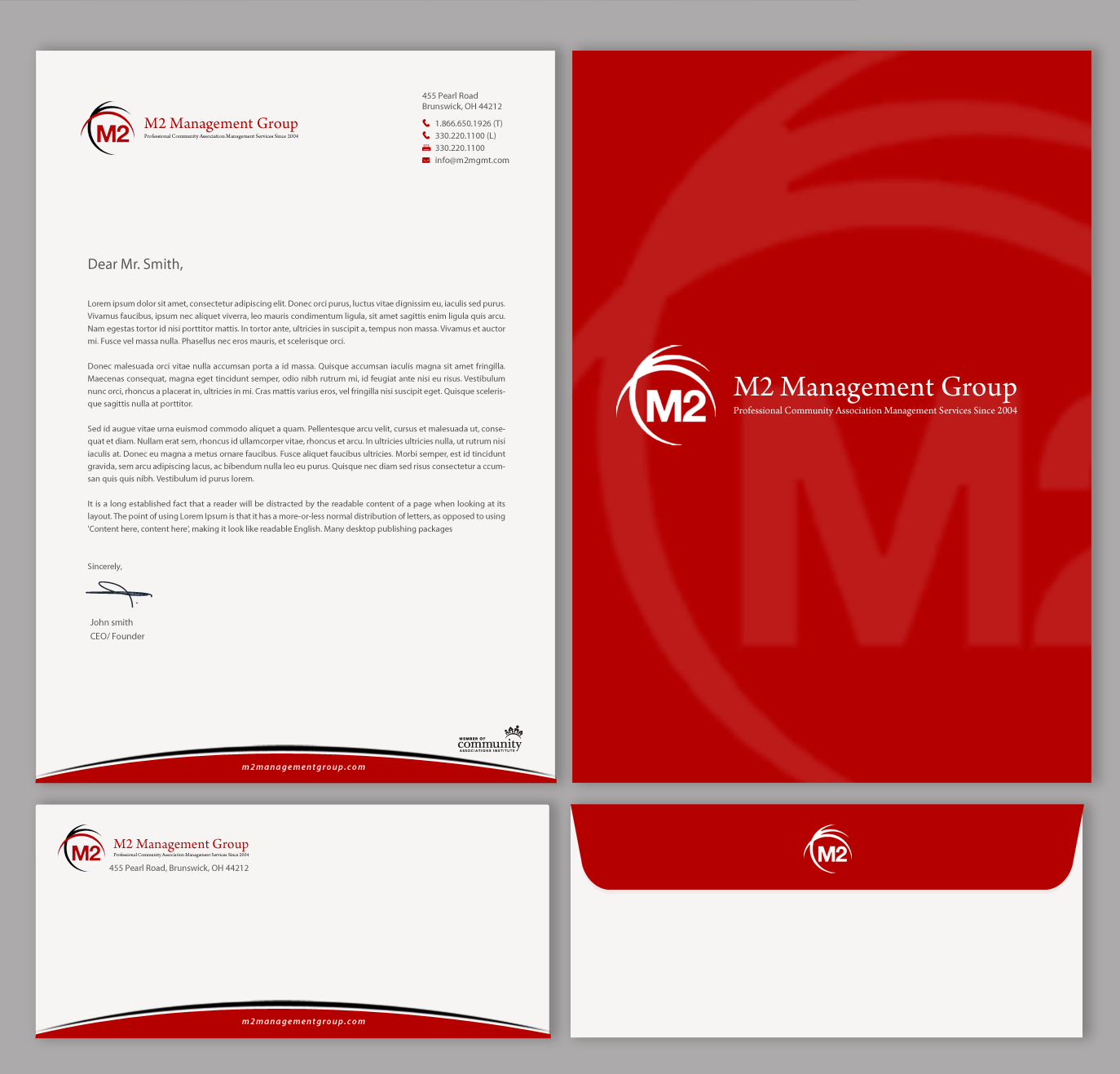 Design de Papeterie par chandrayaan.creative pour M2 Management | Design #12628957
