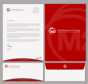Stationery Design by chandrayaan.creative for M2 Management | Design: #12628957