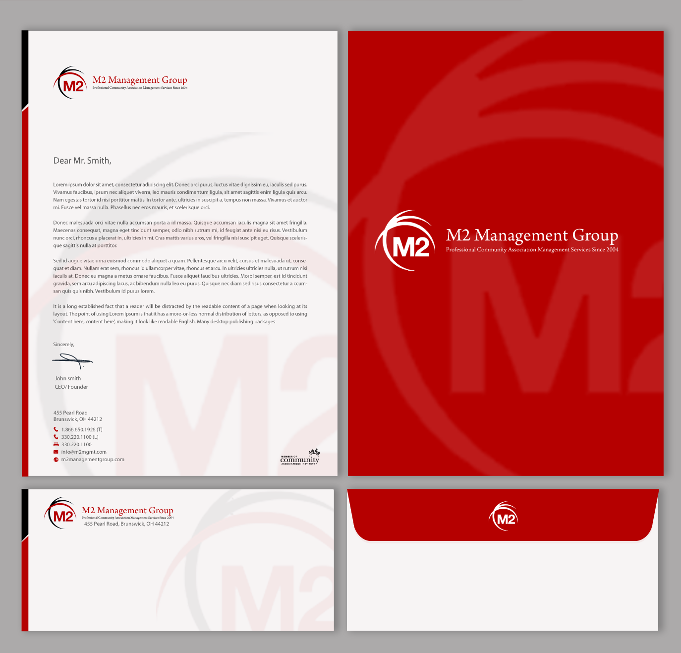 Design de Papeterie par chandrayaan.creative pour M2 Management | Design #12628959