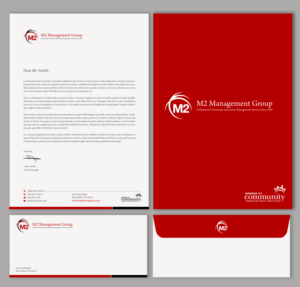 Stationery Design by chandrayaan.creative for M2 Management | Design: #12628972