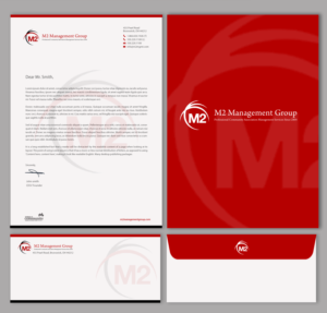 Stationery Design by chandrayaan.creative for M2 Management | Design: #12645884