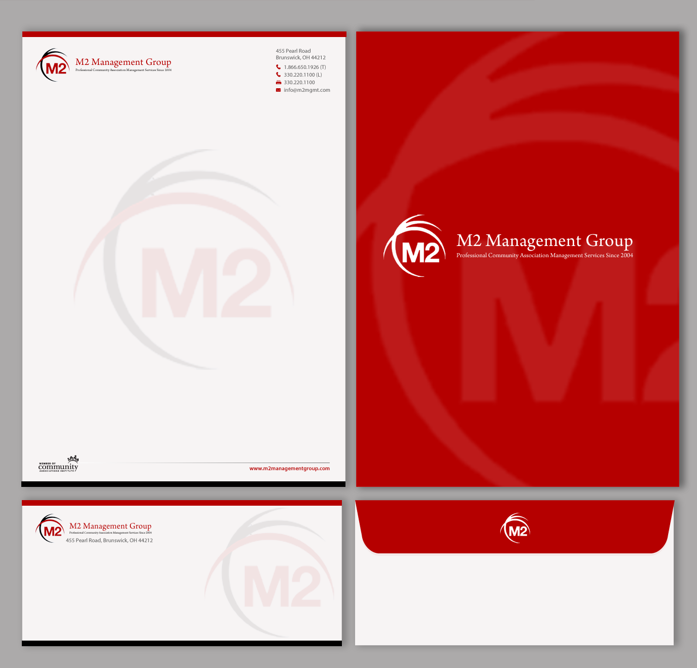 Stationery Design by chandrayaan.creative for M2 Management | Design #12652372