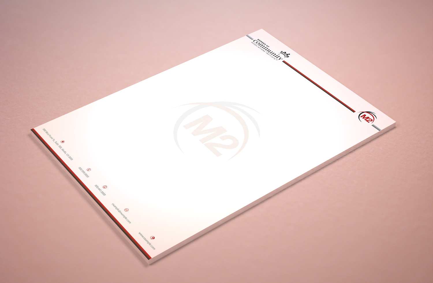 Stationery Design by Petter Goms for M2 Management | Design #12712214