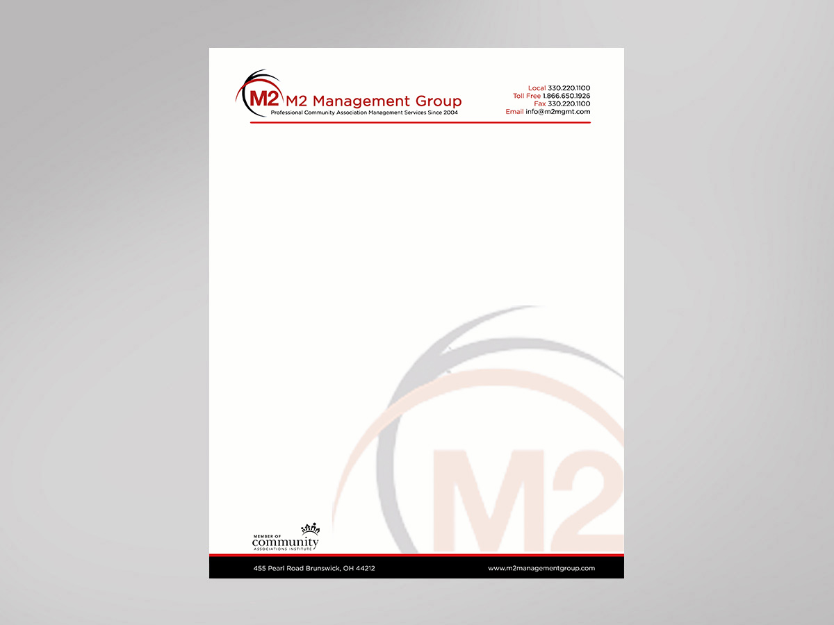 Stationery Design by Designs 2019 for M2 Management | Design #12666090