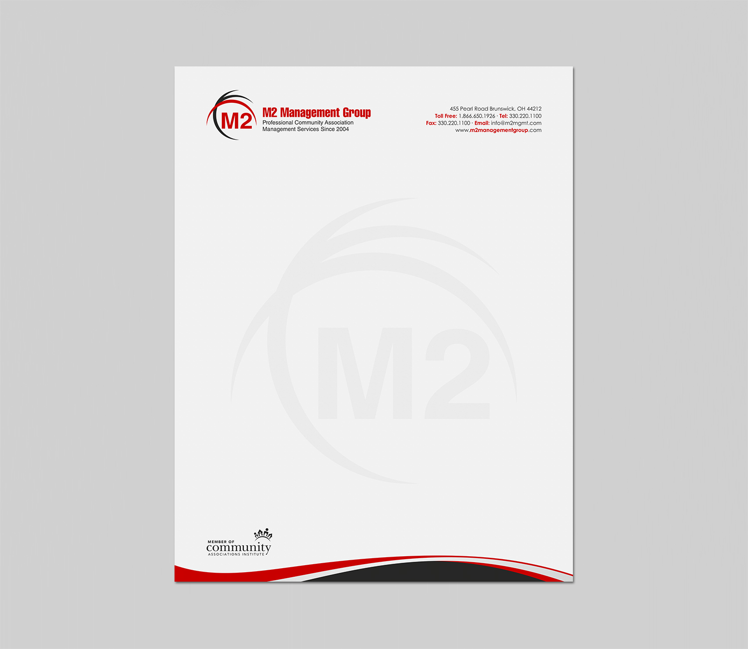 Stationery Design by logodentity for M2 Management | Design #12648262
