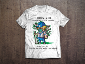 New Delhi Little League Baseball Needs a T-Shirt | Diseño de Camiseta por blacksheep1710