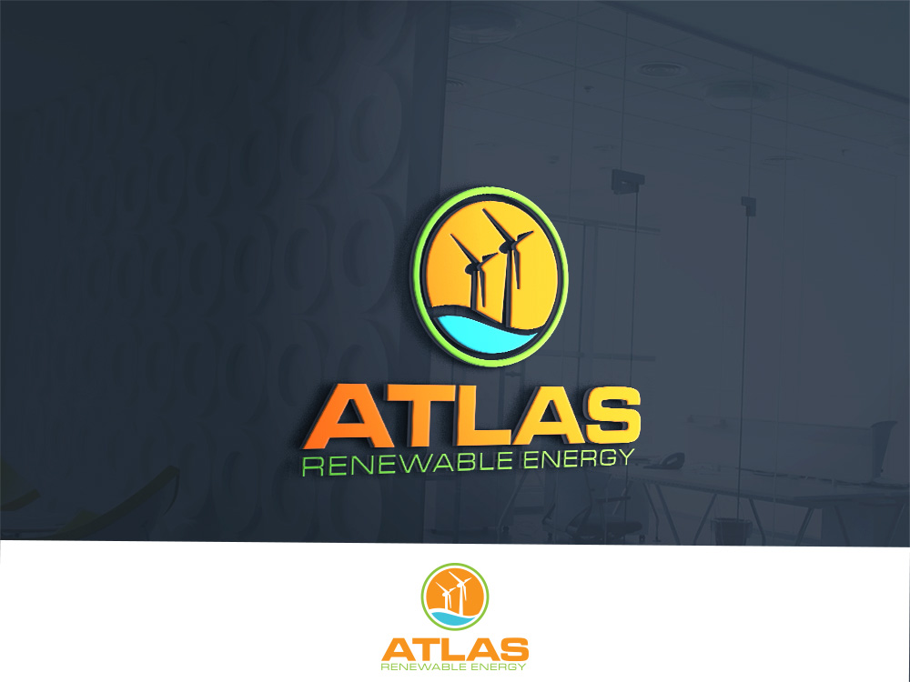 Logo Design by Turn Digital for atlas renewable energy | Design #12704641