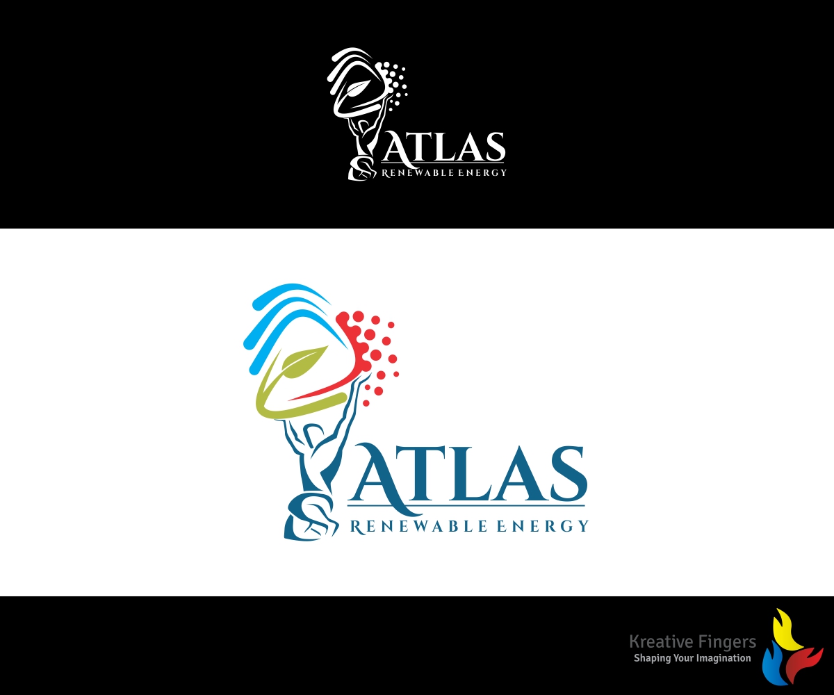 Diseño de Logo por Kreative Fingers para atlas renewable energy | Diseño #12700797