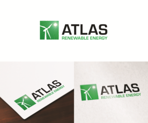 Diseño de Logo por eMARK para atlas renewable energy | Diseño: #12737528