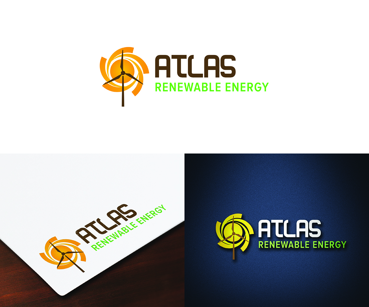 Logo Design by eMARK for atlas renewable energy | Design #12737529