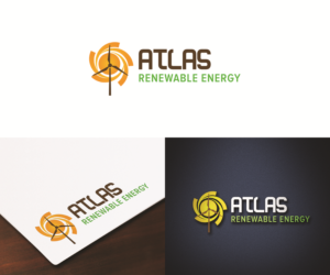 Diseño de Logo por eMARK para atlas renewable energy | Diseño: #12737529