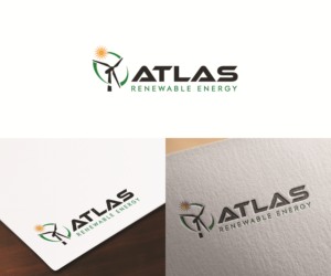 Diseño de Logo por eMARK para atlas renewable energy | Diseño: #12737530
