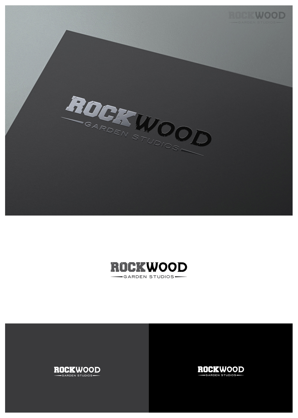 Logo Design by goranvisnjic82 for Rockwood Garden Studios | Design #12633956