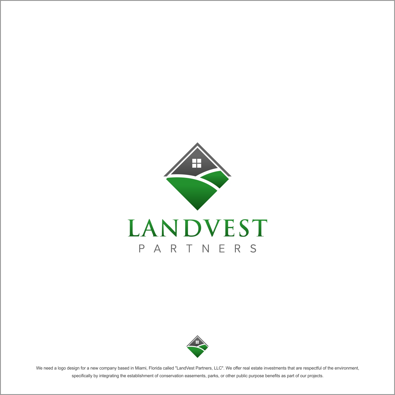Logo Design by ecorokerz for LandVest Partners, LLC | Design #12626947