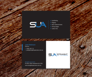 Business Card Project for Straight Up Access | Diseño de Tarjeta de Presentación por SS_Designs