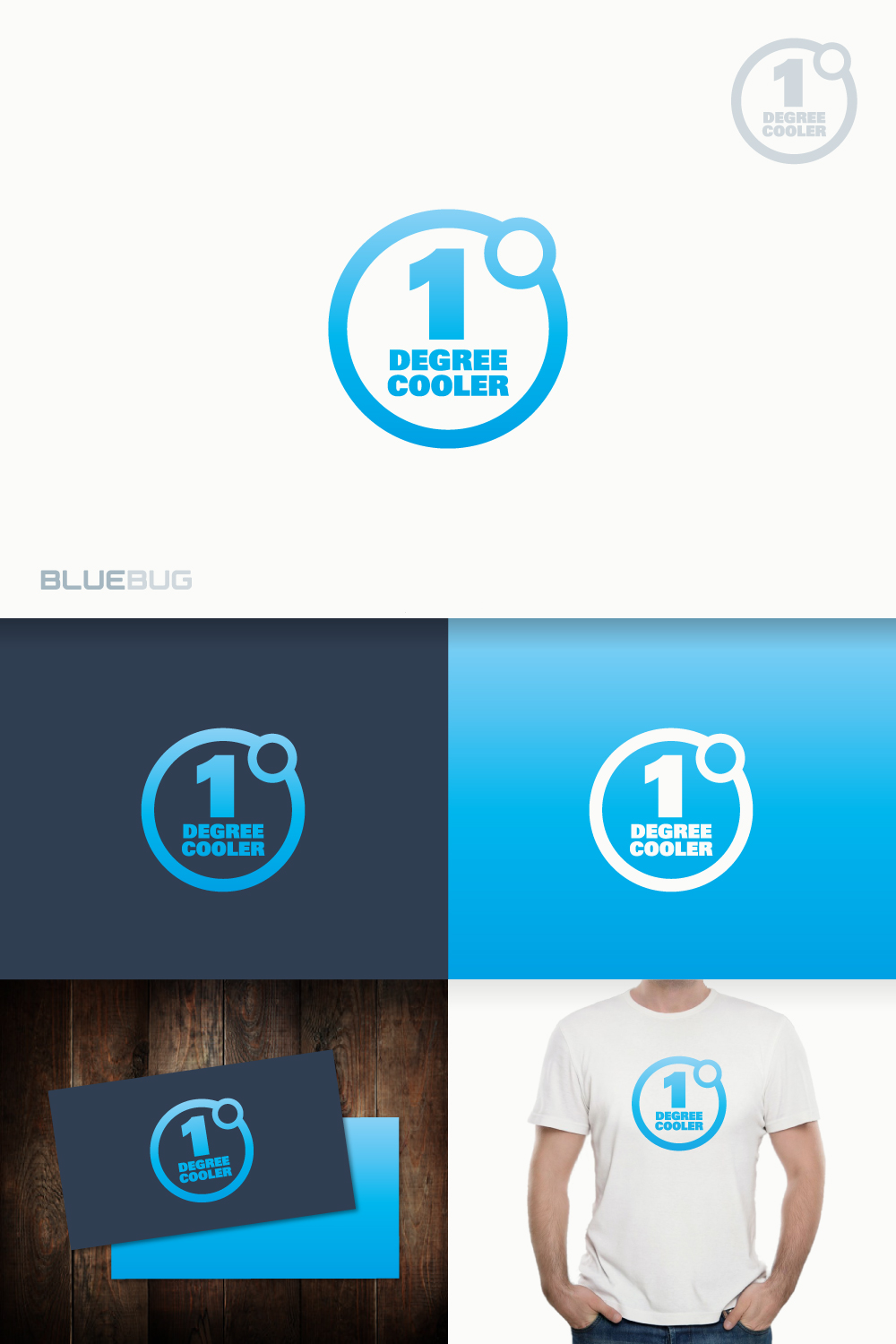 Logo Design by SilverFire for 1 Degree Cooler | Design #12645412