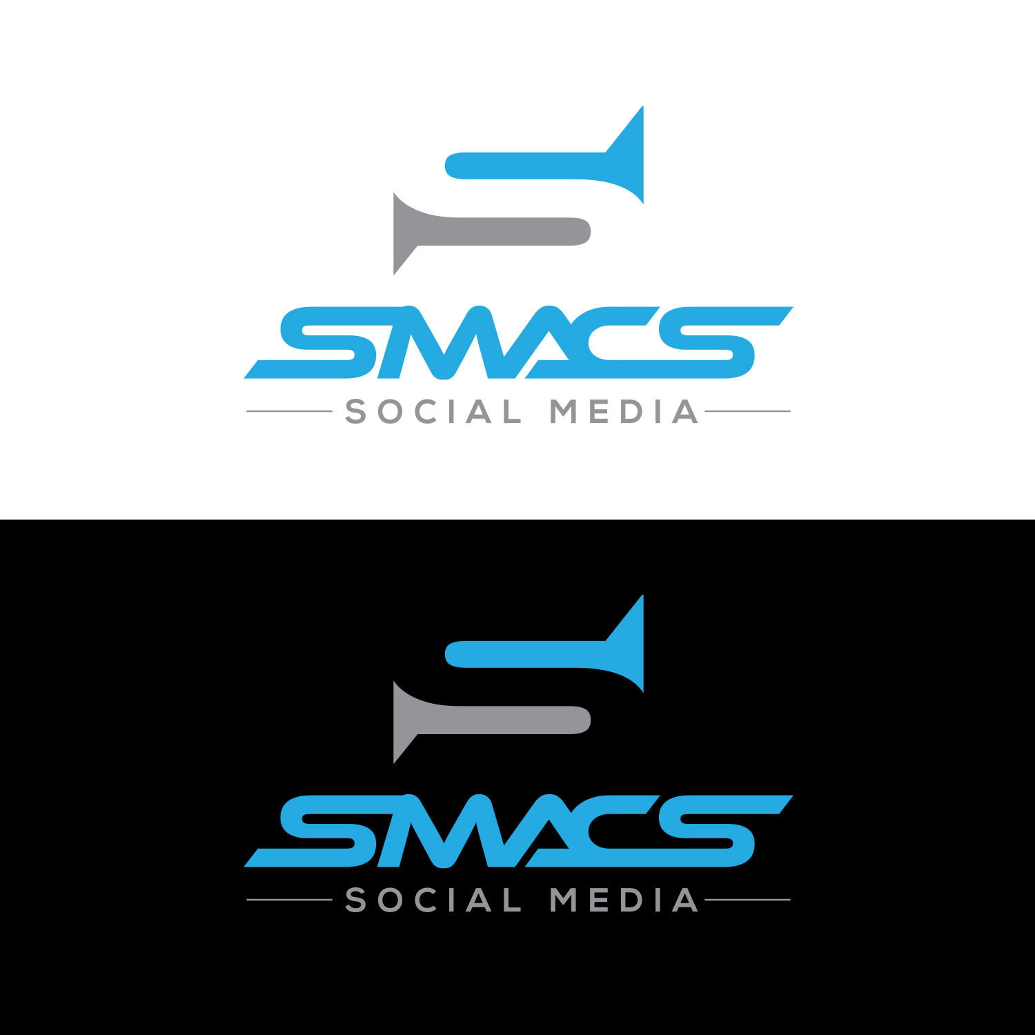 Logo Design by IMD-HUB for SMACS Social Media | Design #12641414