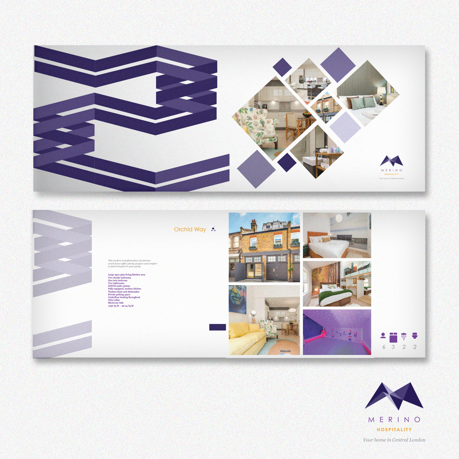 Brochure Design by Kimberly López for Merino Hospitality Limited | Design #12669279