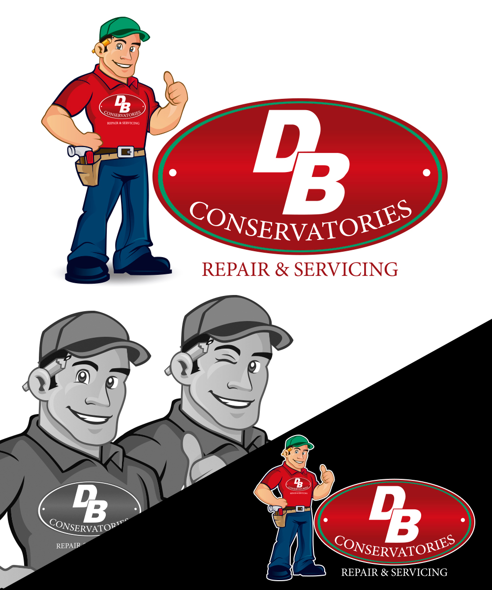 Logo Design by StudioD™ for DB Window Care | Design #12660815