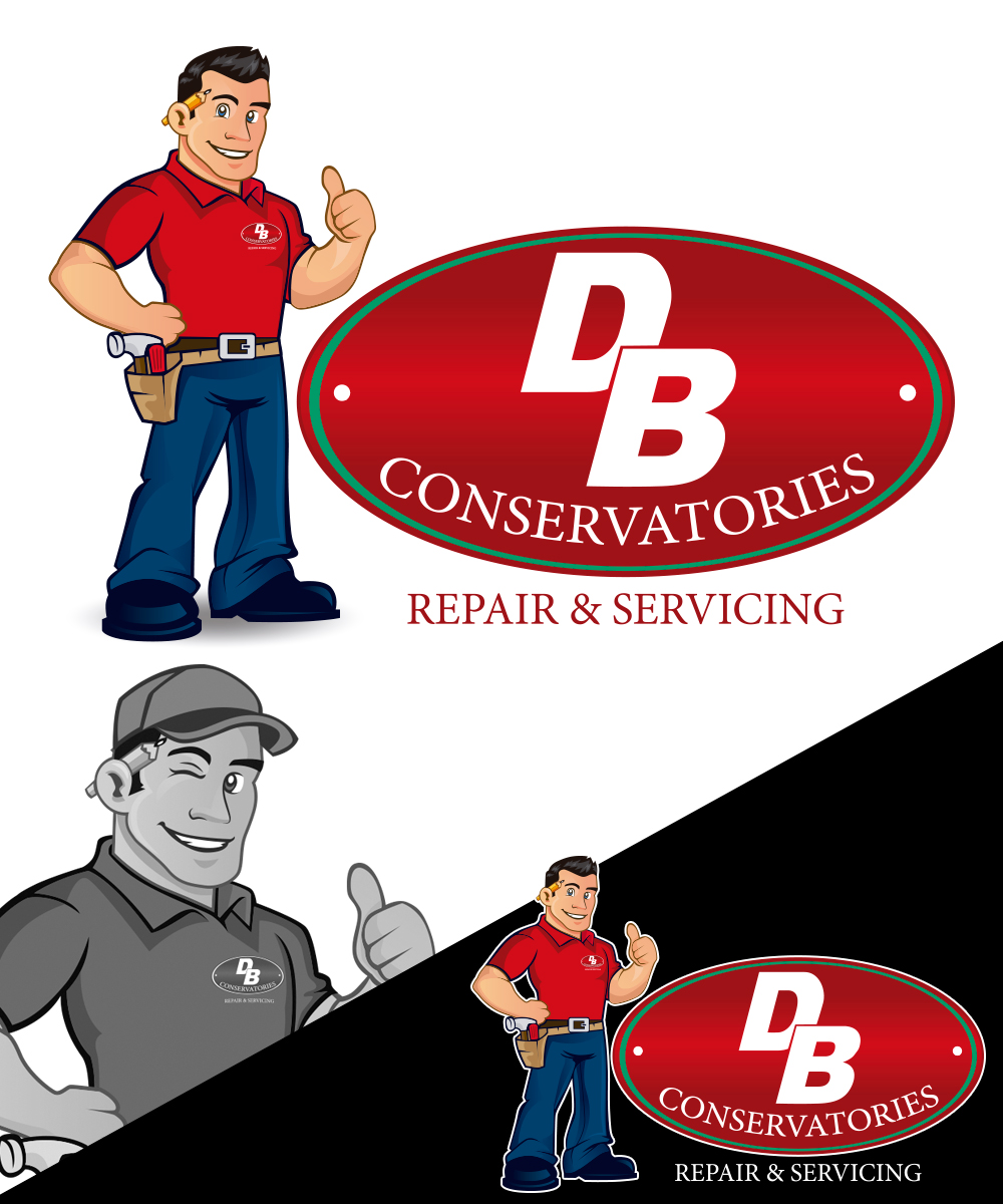 Logo Design by StudioD™ for DB Window Care | Design #12669874
