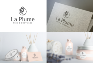 La Plume Face & Bodycare or Made in Switzerland or 100% natural or....... | Logo Design by Ena
