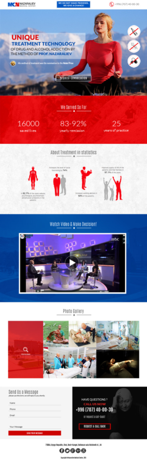 Landing Page Design by webxvision