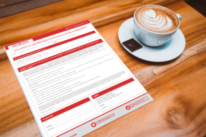 Report layout - design layout for automatic welcome letter PDF | Design Graphique par Nightmist