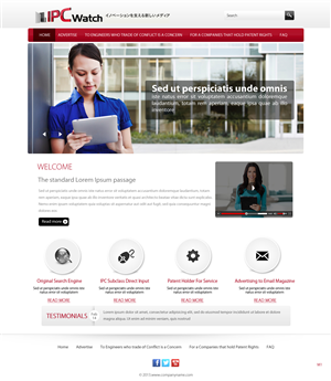 Web Design by pb for this project | Design: #2429968